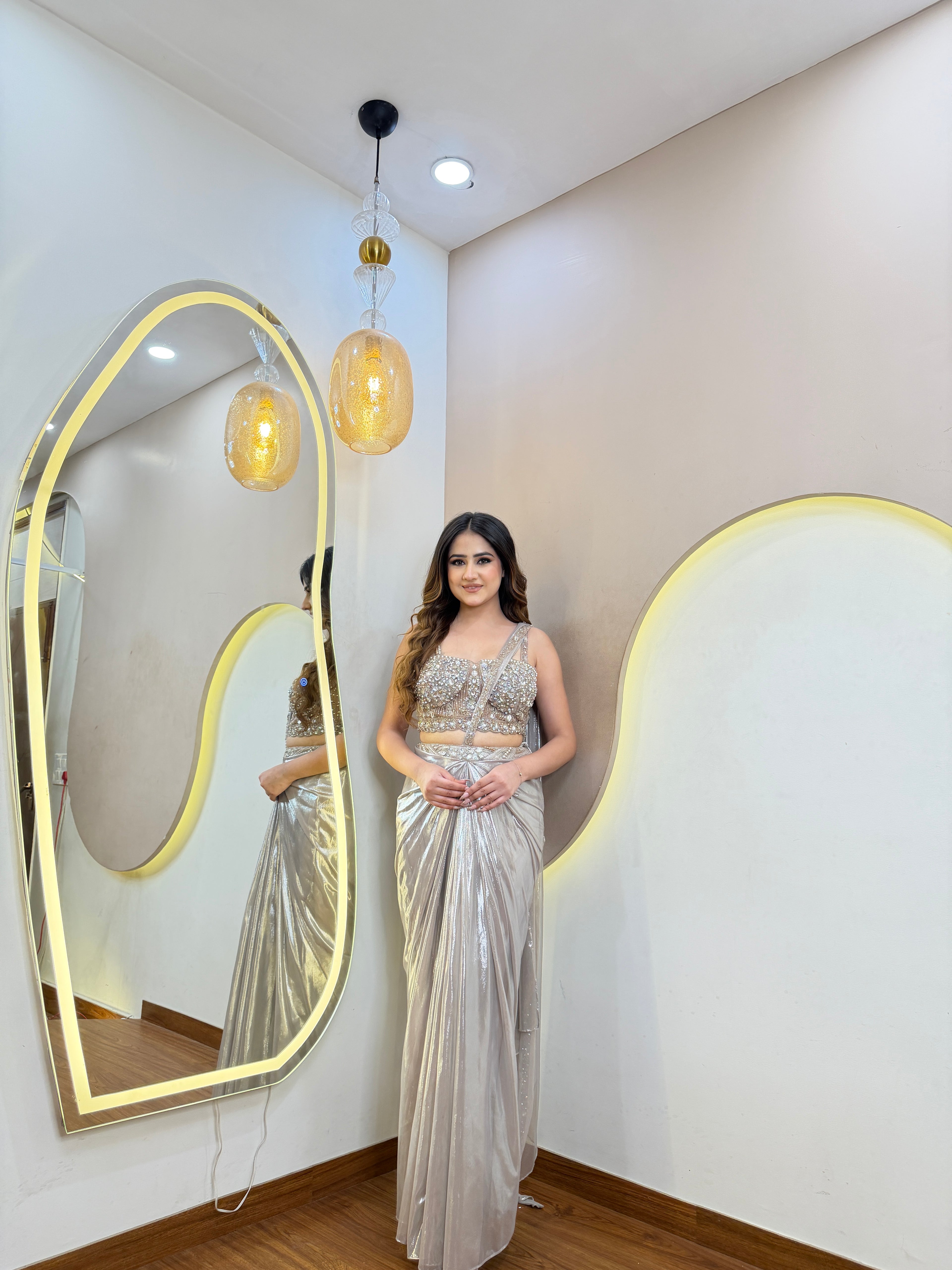 D813 DRAPE SAREE