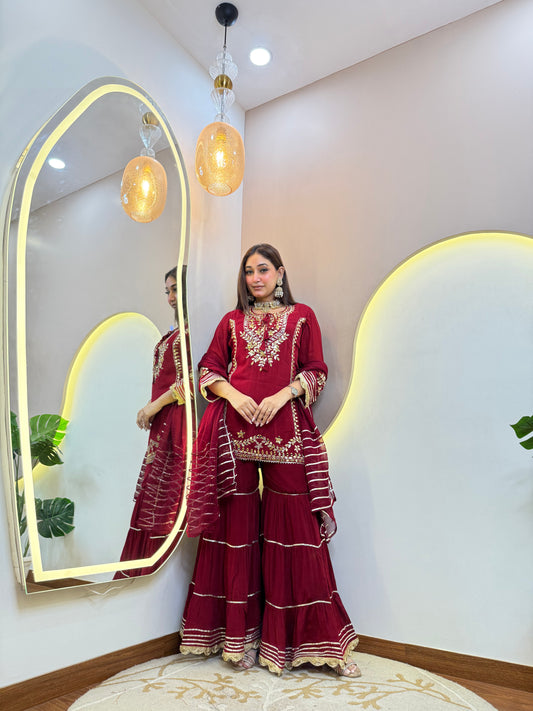 "SARIKA" SHARARA SUIT