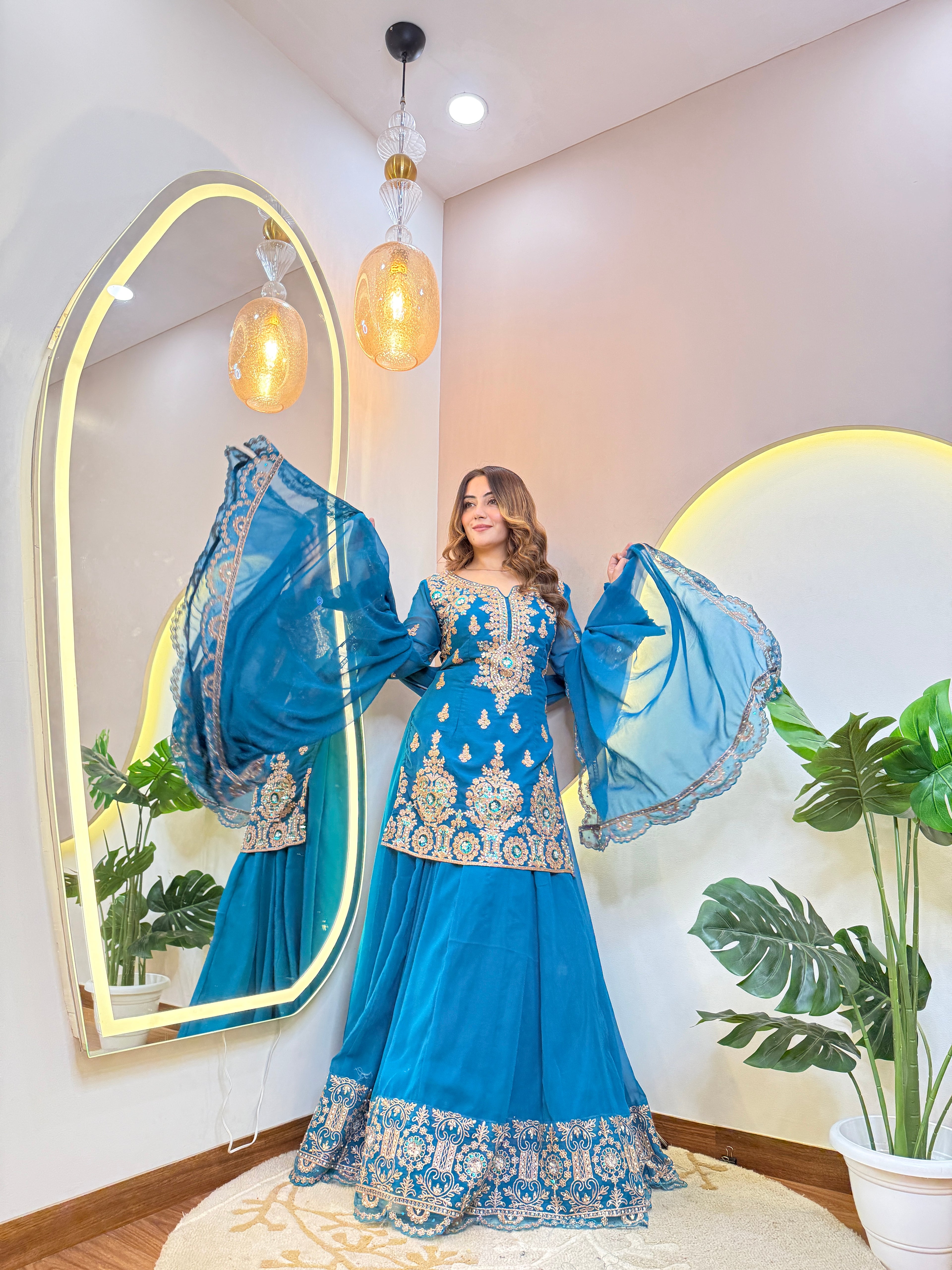 FATIMA  OUTFIT SHARARA SUIT