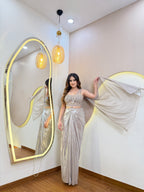 D813 DRAPE SAREE