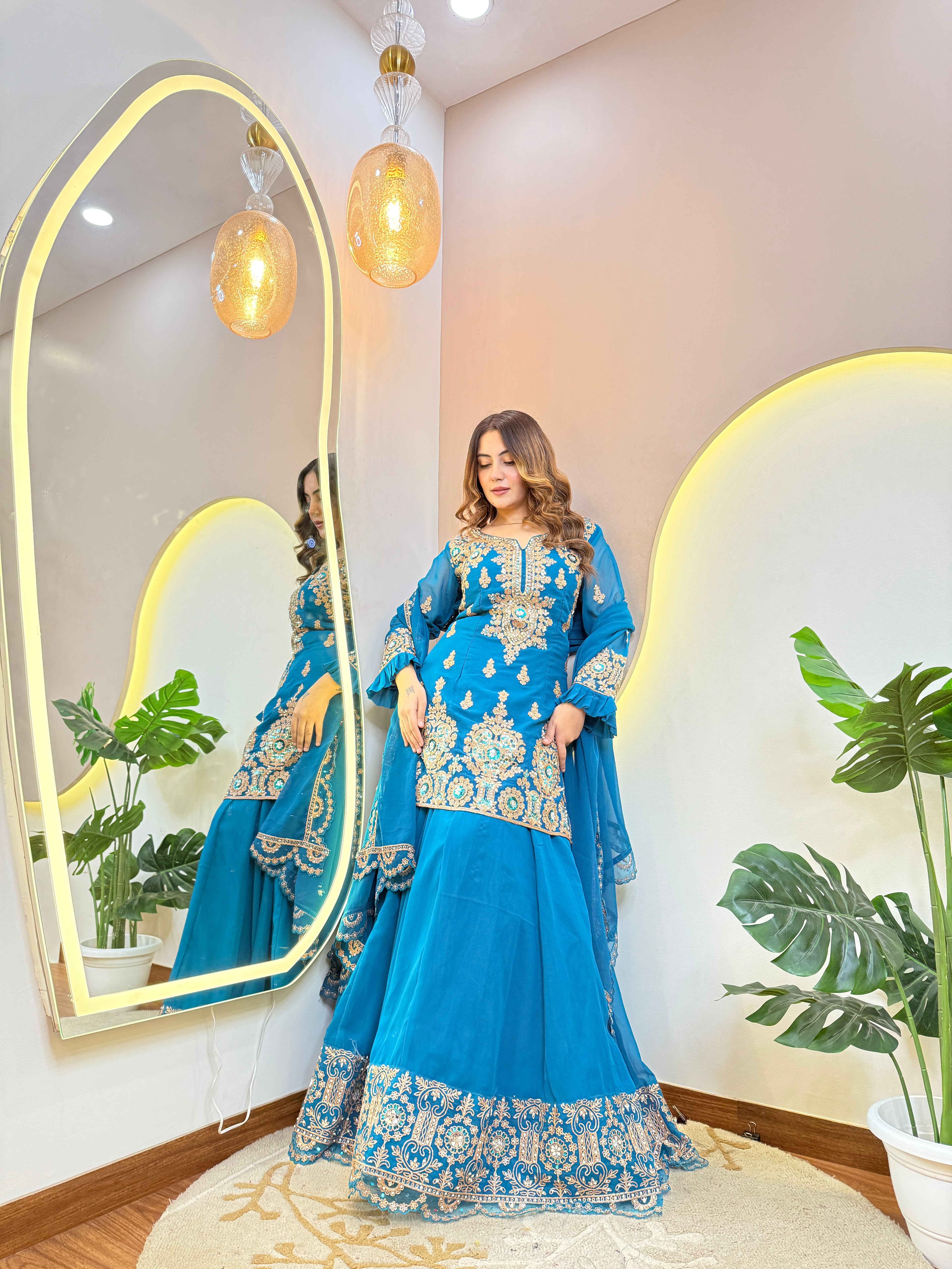 FATIMA  OUTFIT SHARARA SUIT