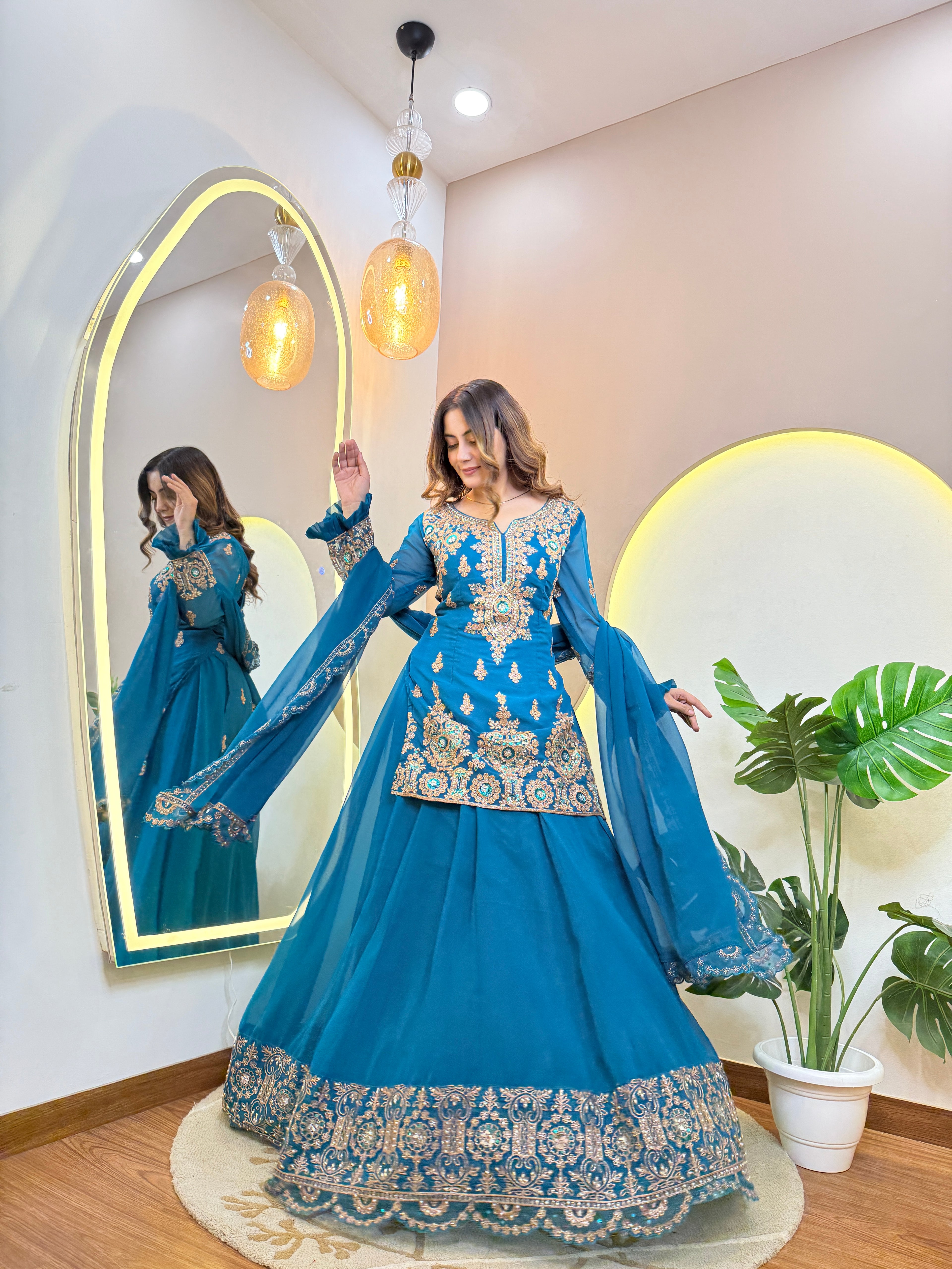 FATIMA  OUTFIT SHARARA SUIT