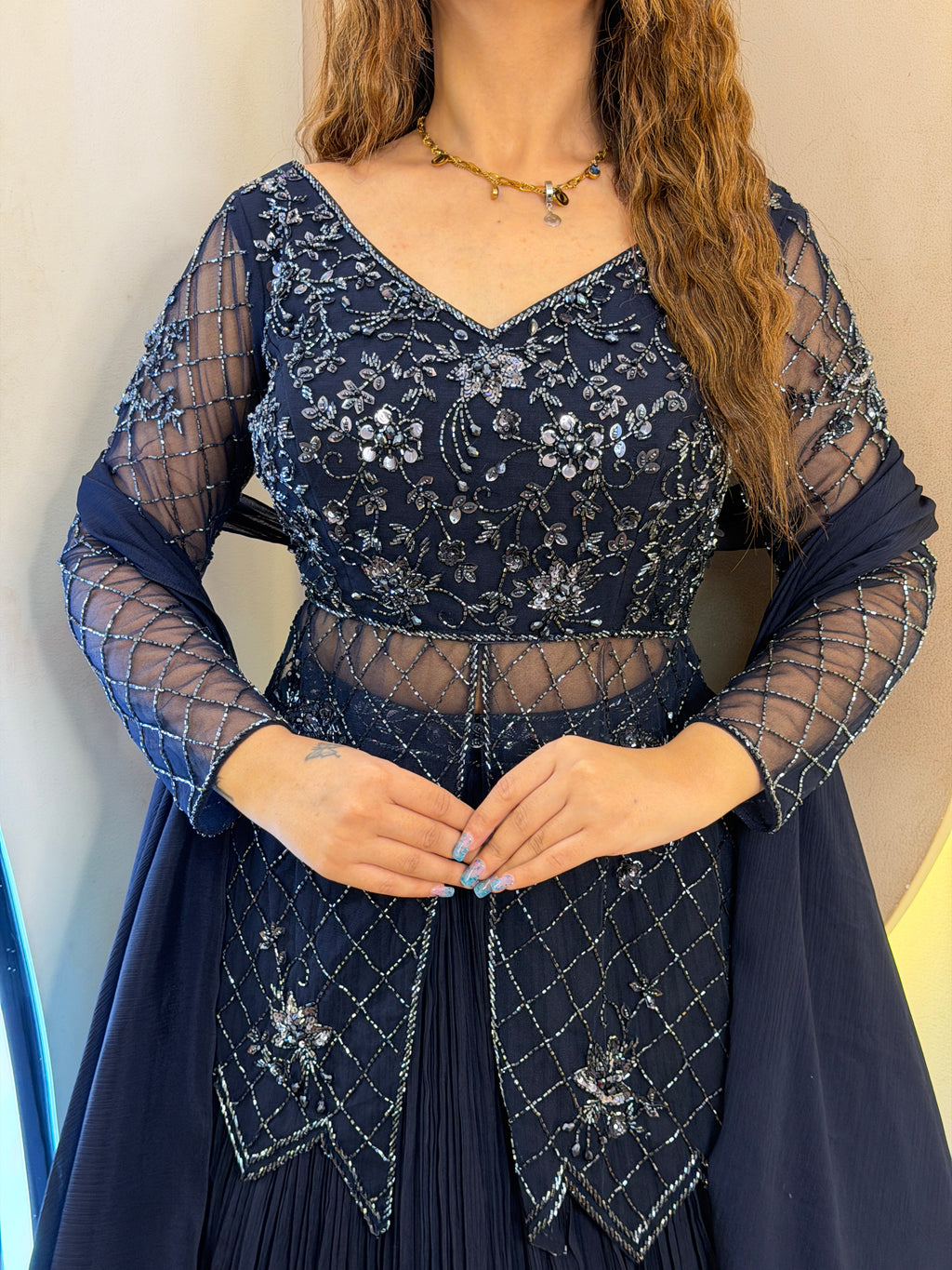 PARTY WEAR 3-PIECE DRESS