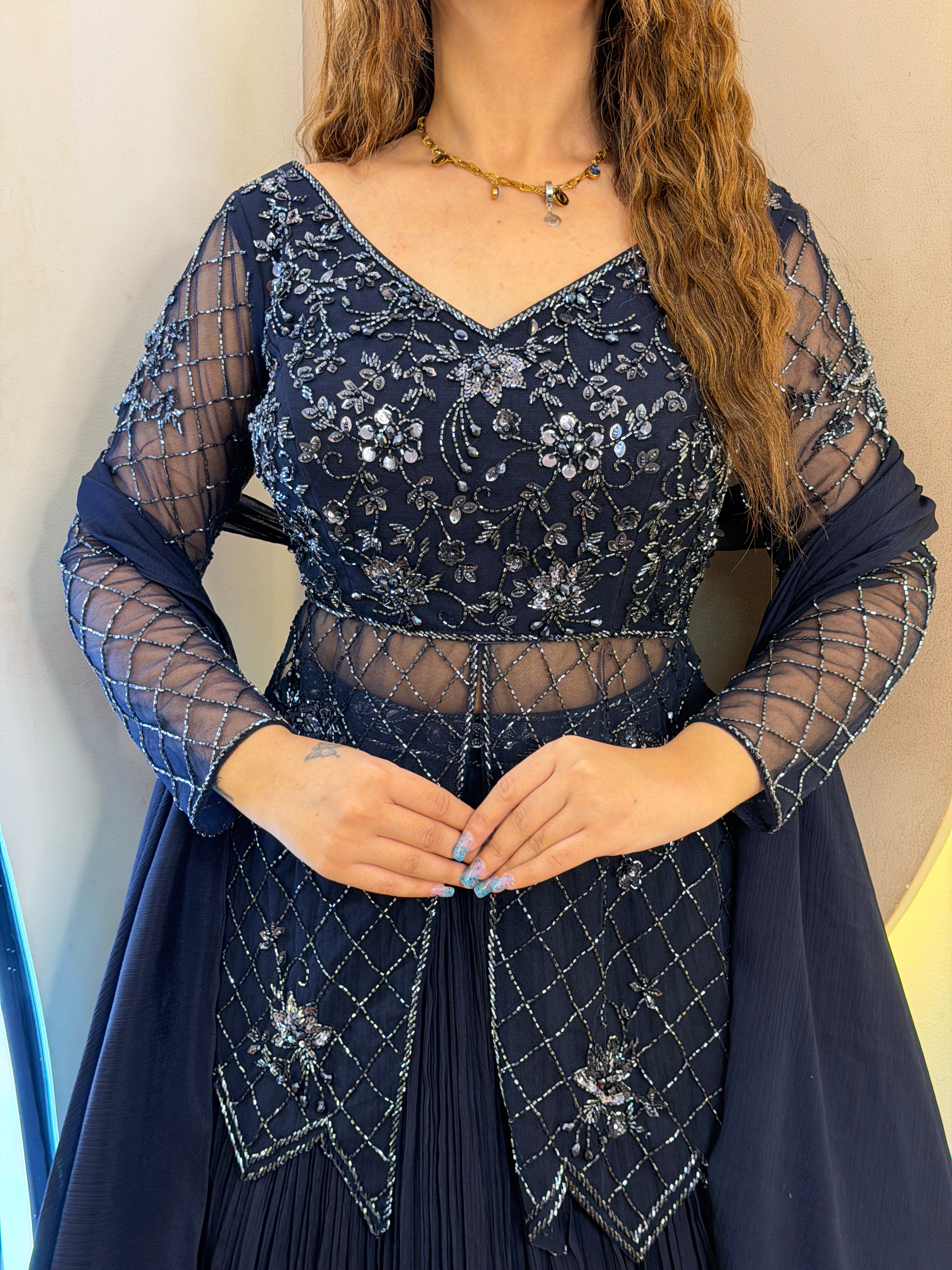 PARTY WEAR 3-PIECE DRESS