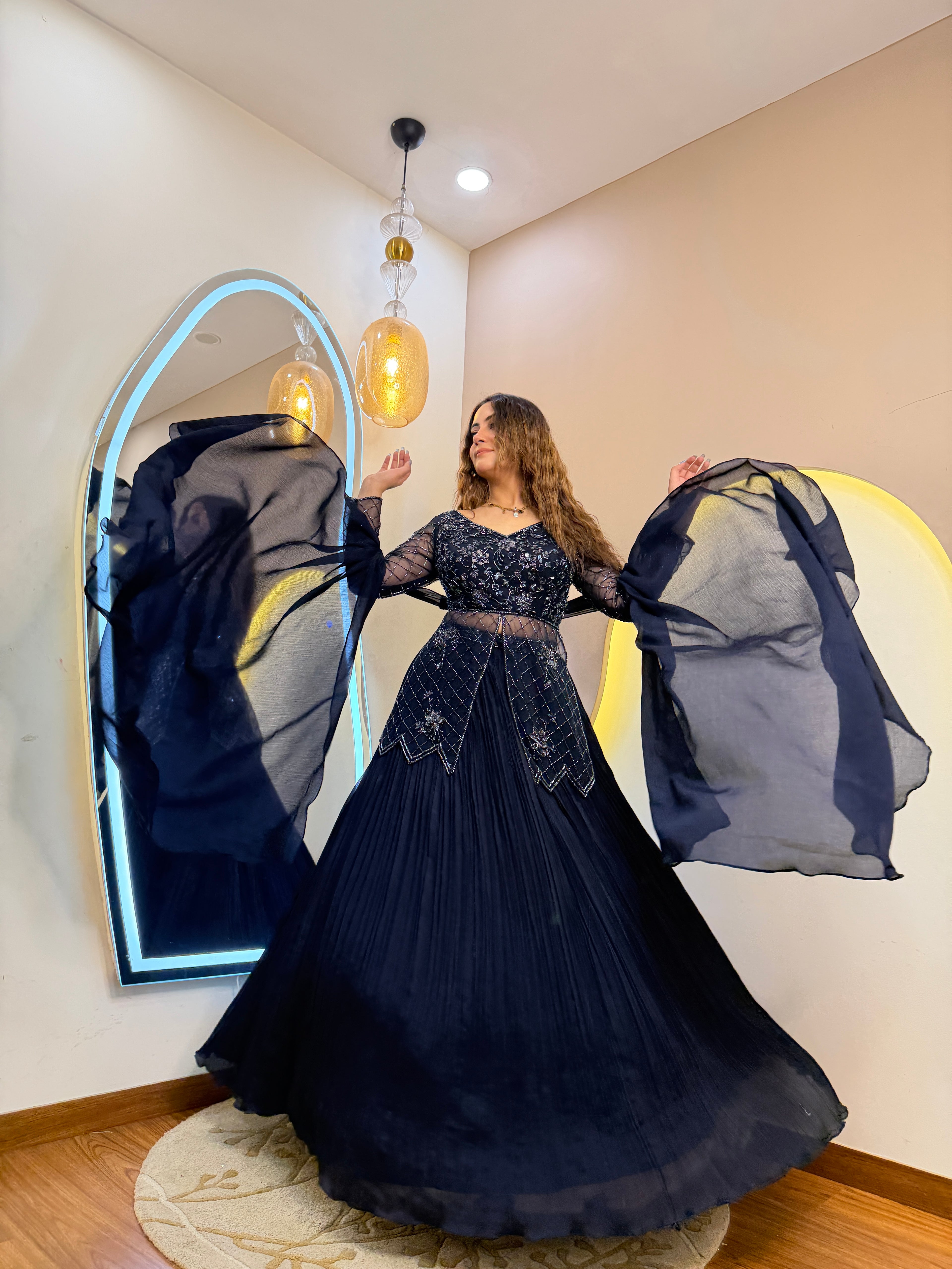 PARTY WEAR 3-PIECE DRESS