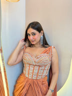 "NOURA   " DRAPE SAREE