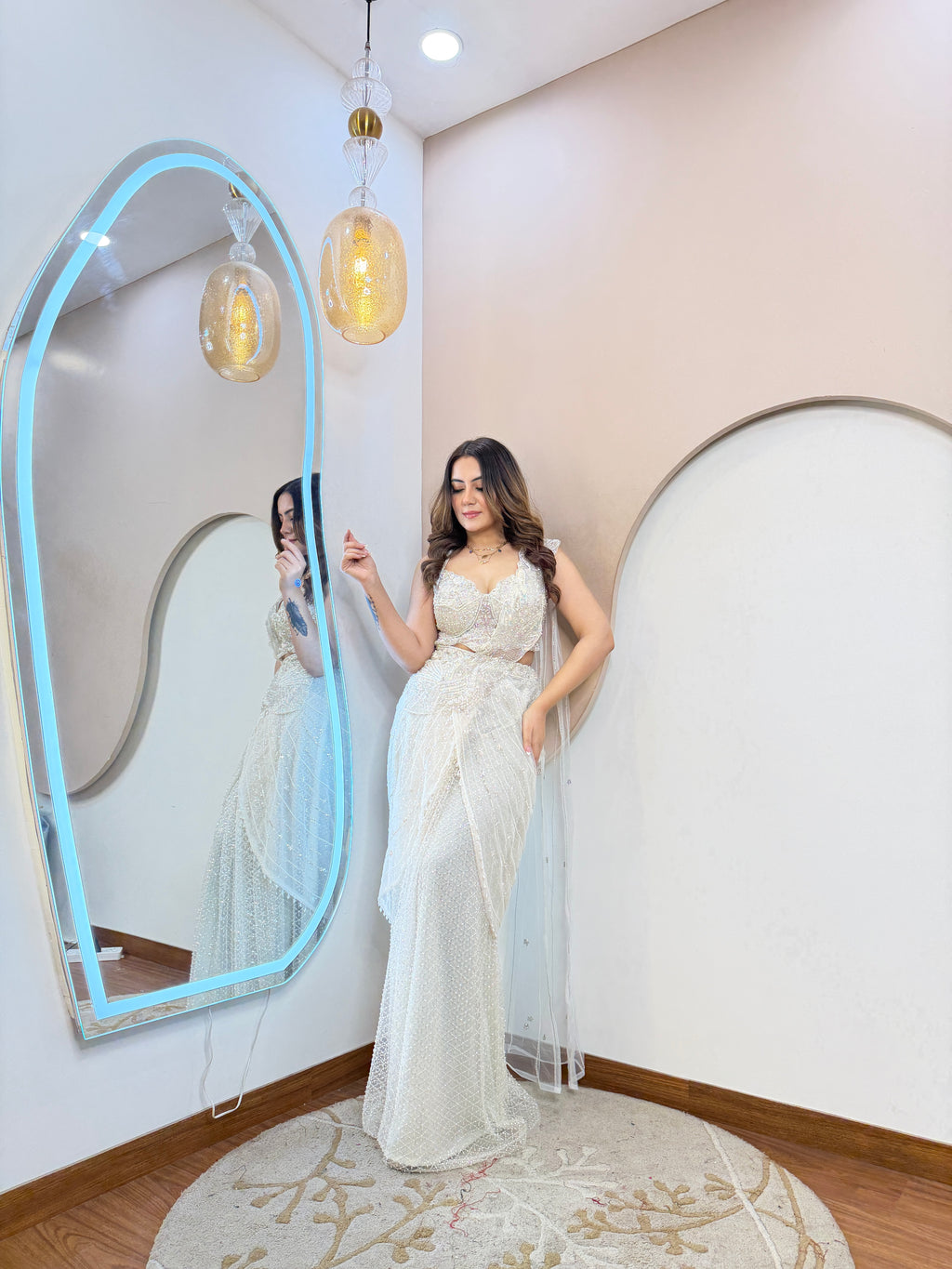 D166  DRAPE SAREE