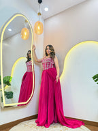 "NOURA   " DRAPE SAREE