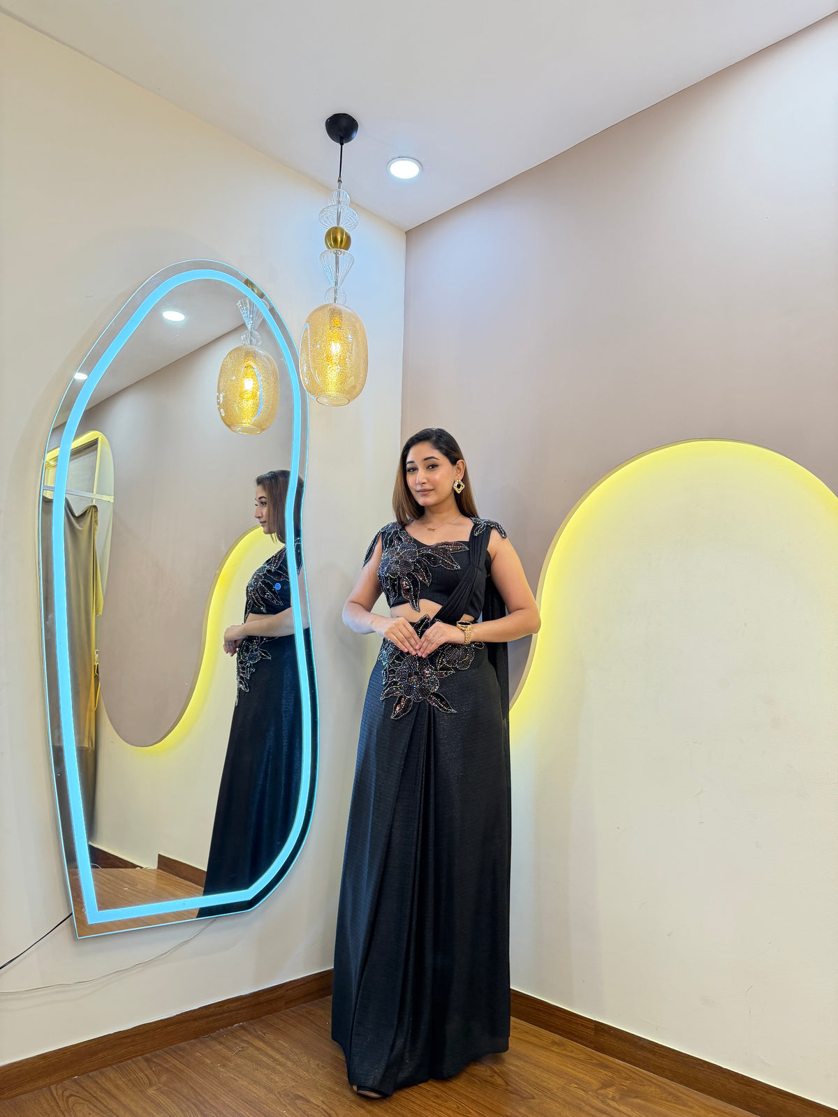 F121 PRE DRAPE SAREE