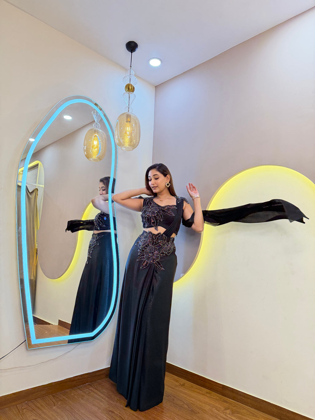 F121 PRE DRAPE SAREE