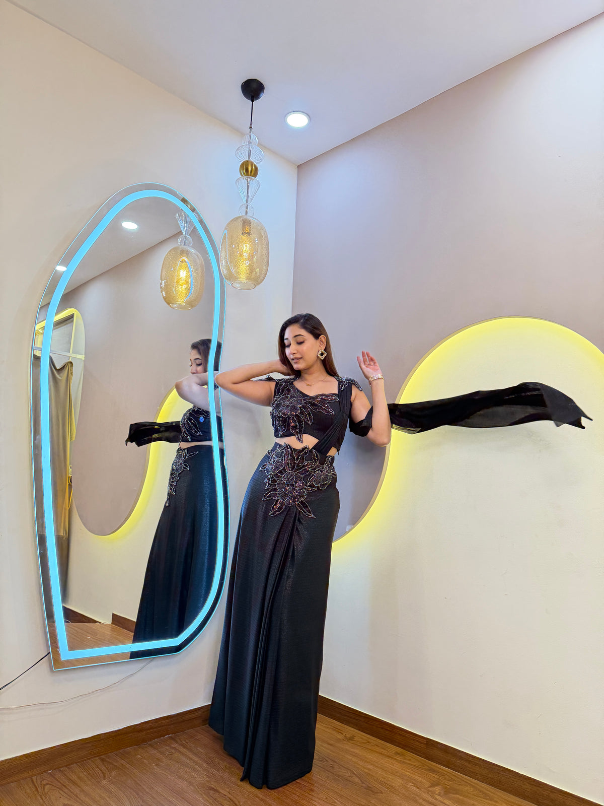 F121 PRE DRAPE SAREE
