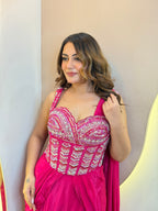 "NOURA   " DRAPE SAREE