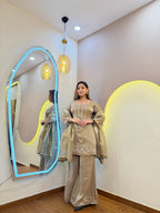 F171 3PC SHARARA SUIT