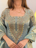 F171 3PC SHARARA SUIT