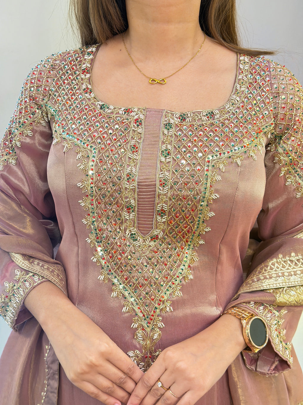 F171 3PC SHARARA SUIT