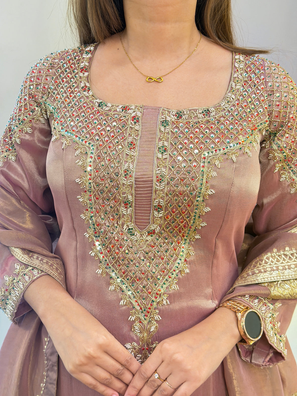 F171 3PC SHARARA SUIT