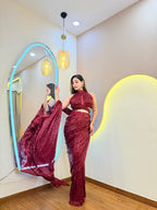 F131 PRE DRAPE SAREE