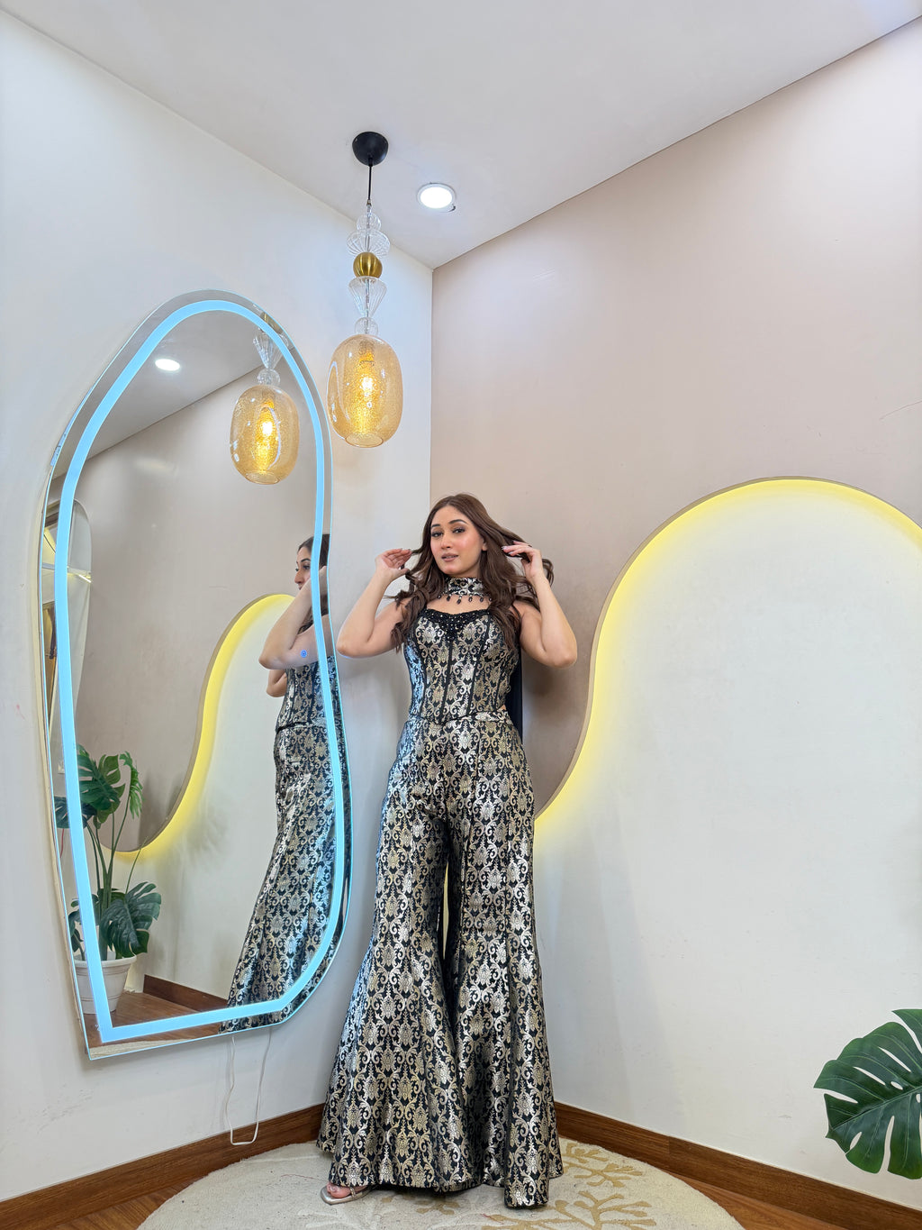 D667  SHARARA SUIT