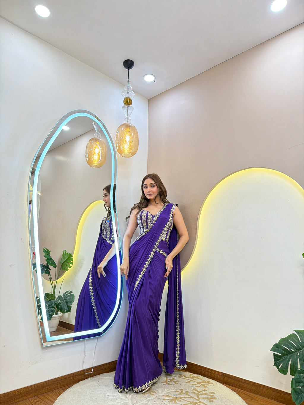 D468  DRAPE SAREE