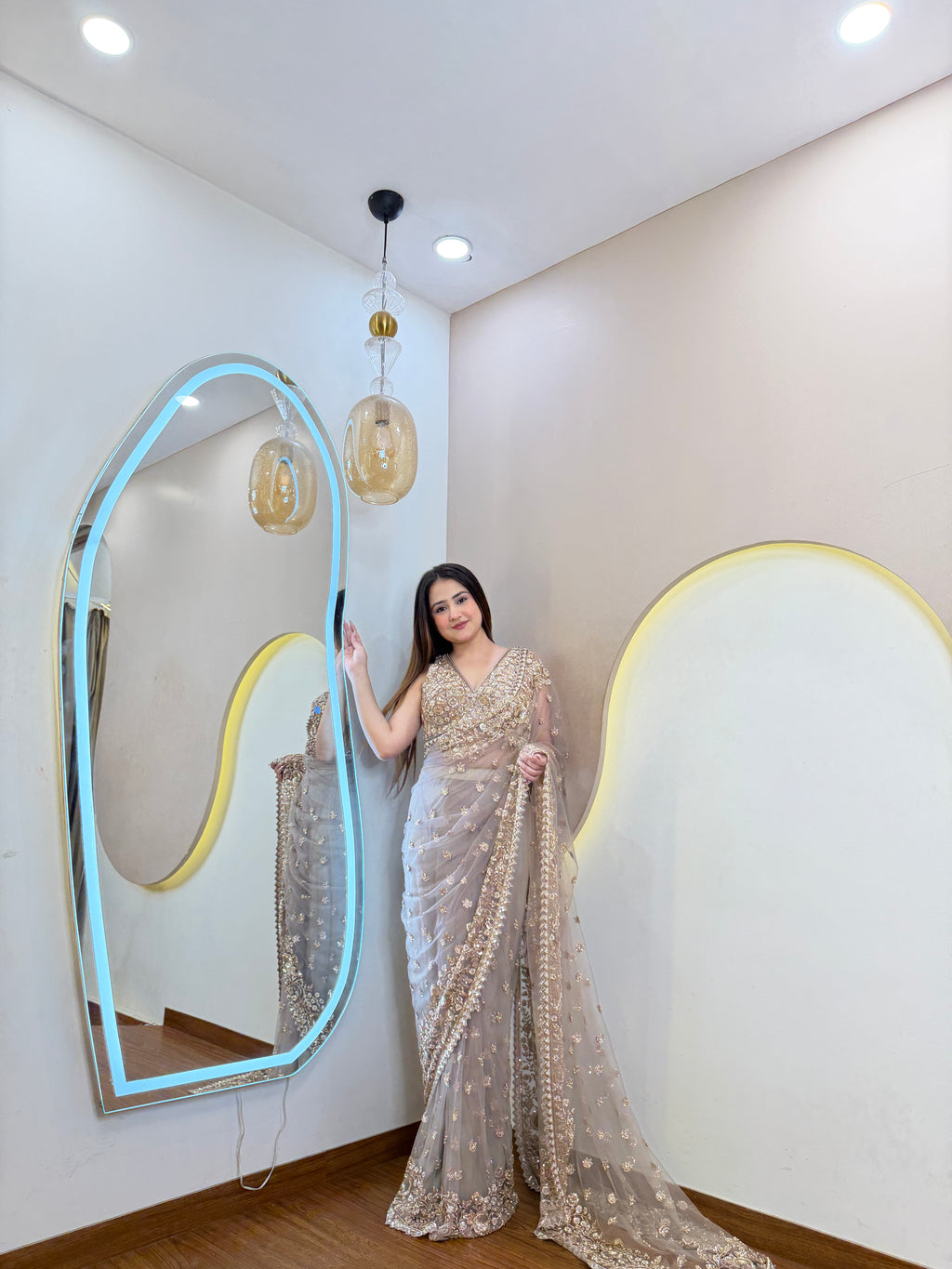 D849  DRAPE SAREE