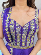 D468  DRAPE SAREE