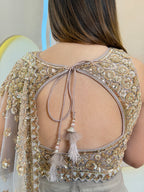 D849  DRAPE SAREE