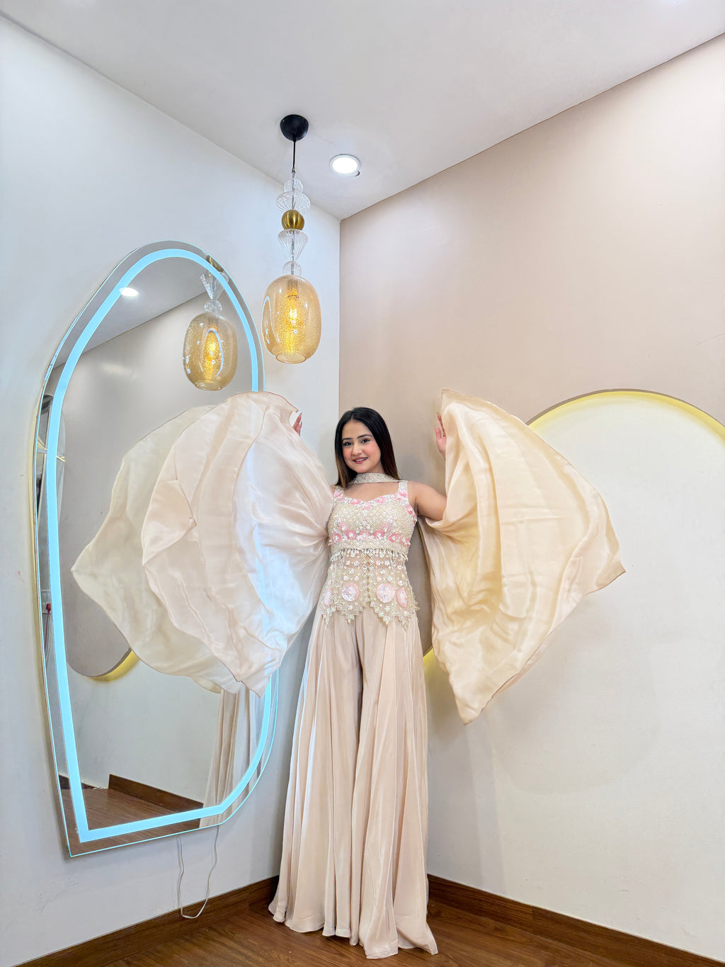 D716   SHARARA SUIT
