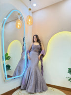 MERMAID OUTFIT CROP TOP SKIRT