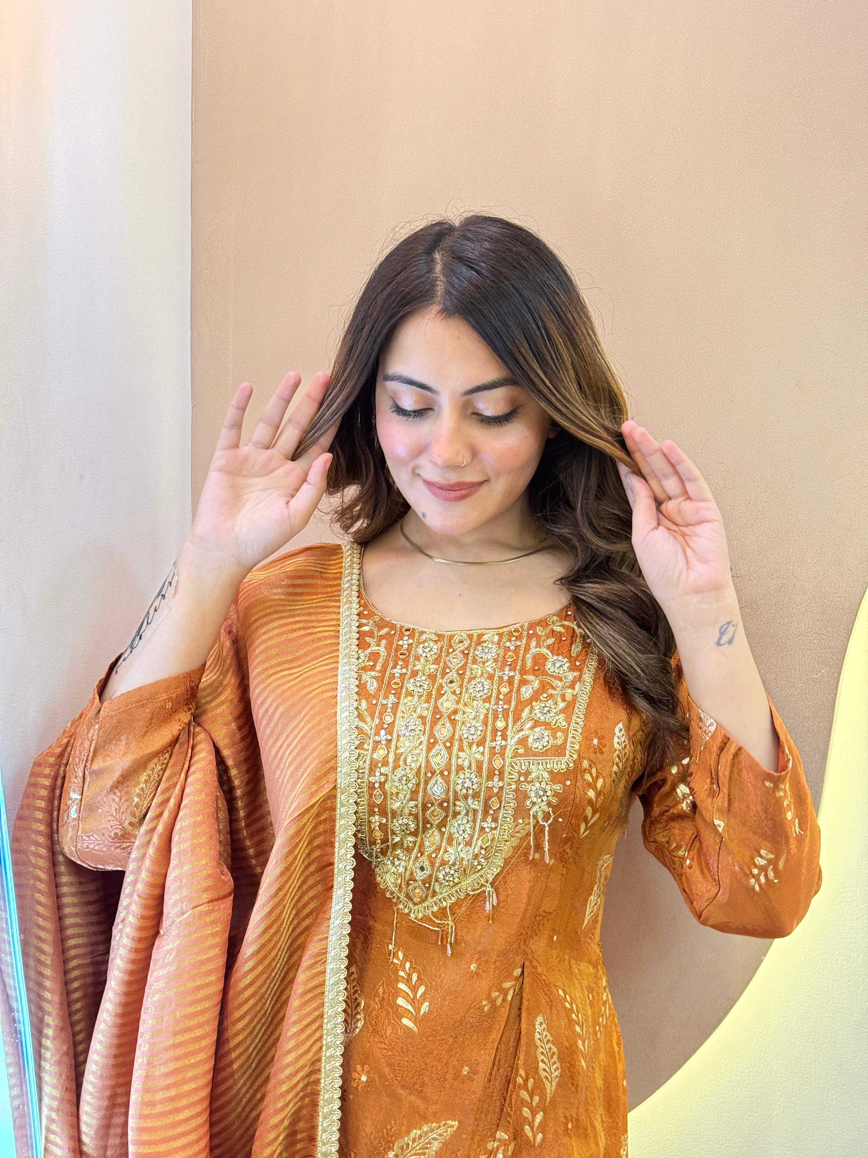 "FATIMA OUTFIT" SHARARA SUIT