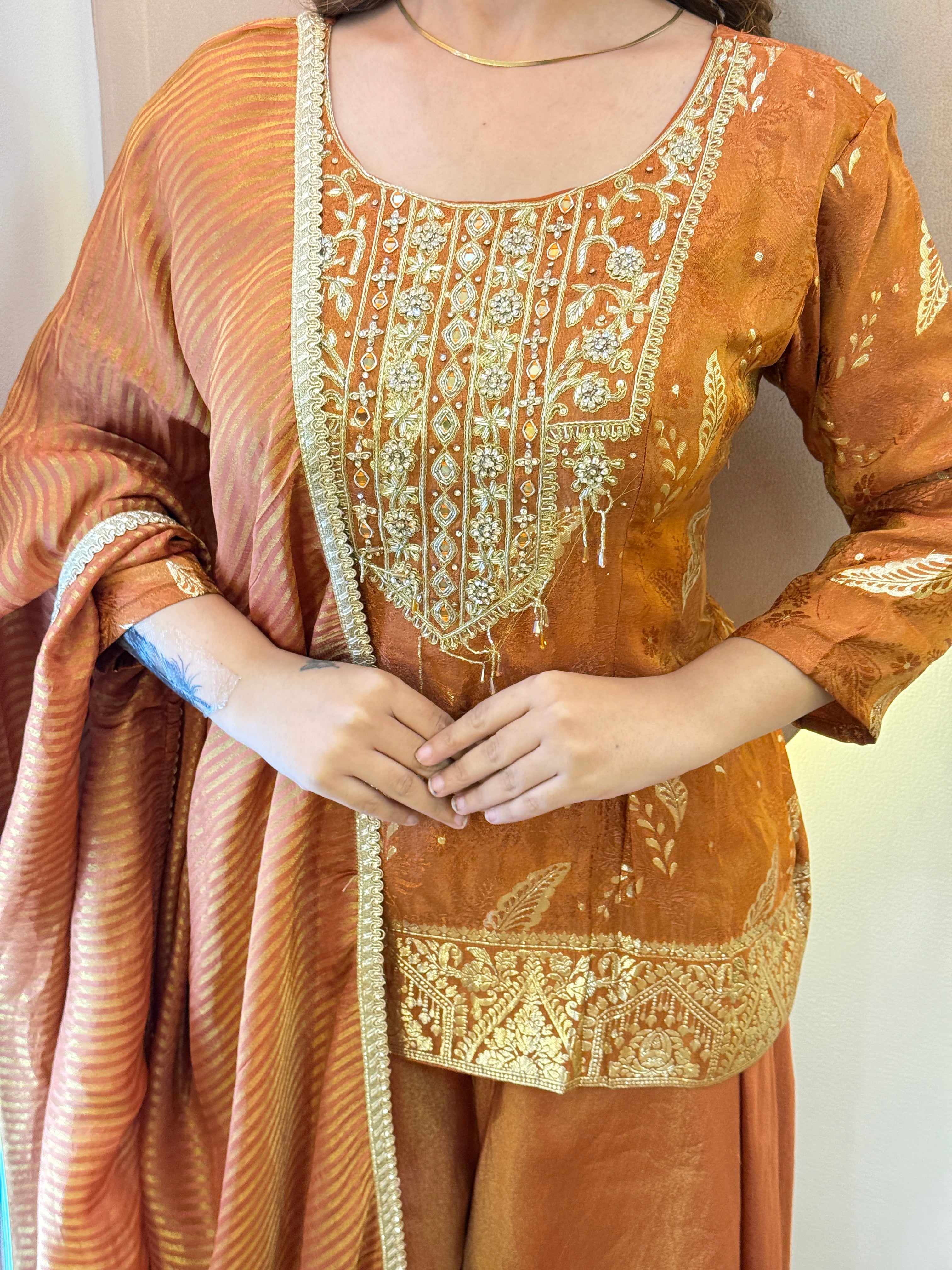 "FATIMA OUTFIT" SHARARA SUIT