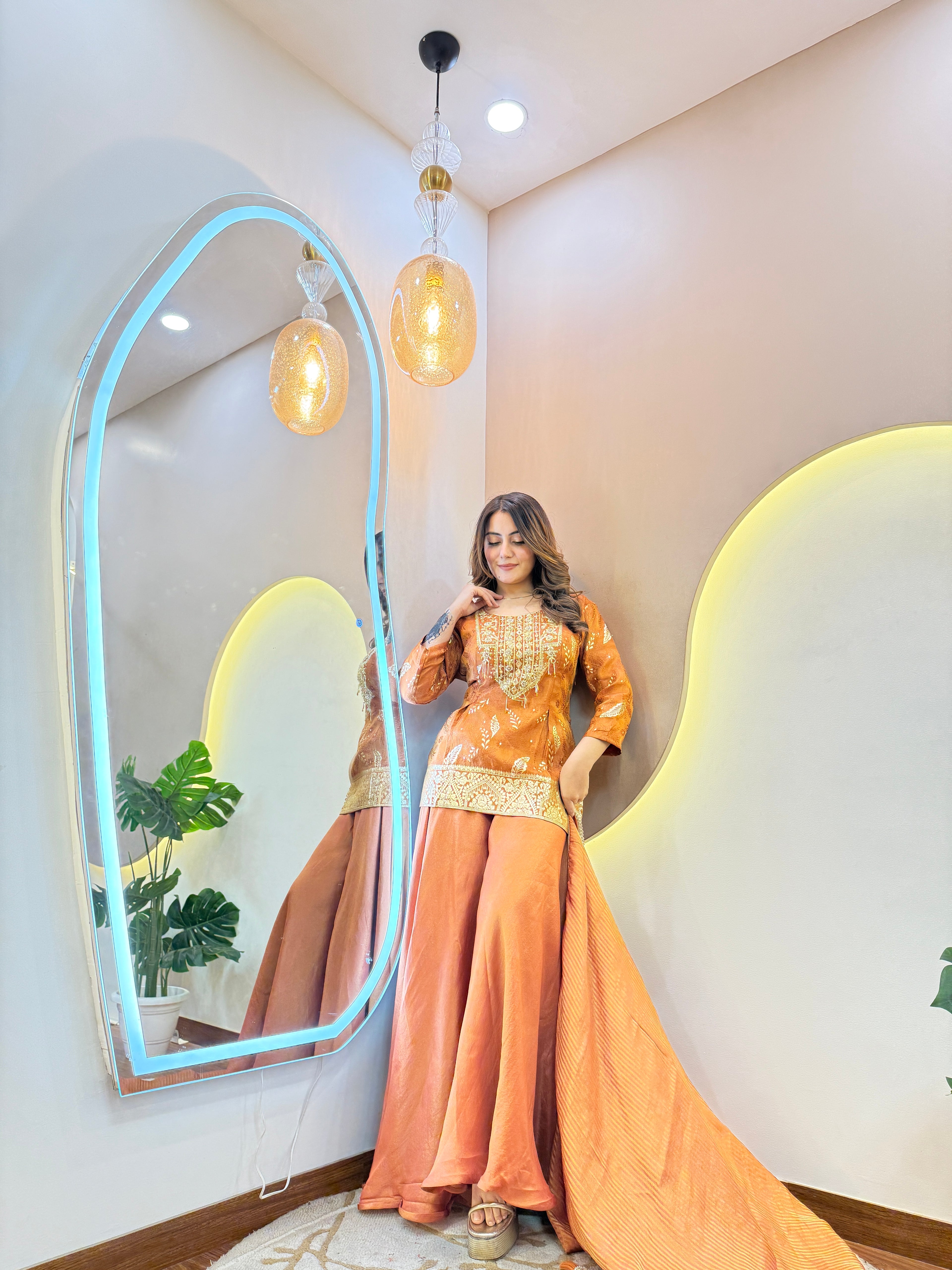 "FATIMA OUTFIT" SHARARA SUIT