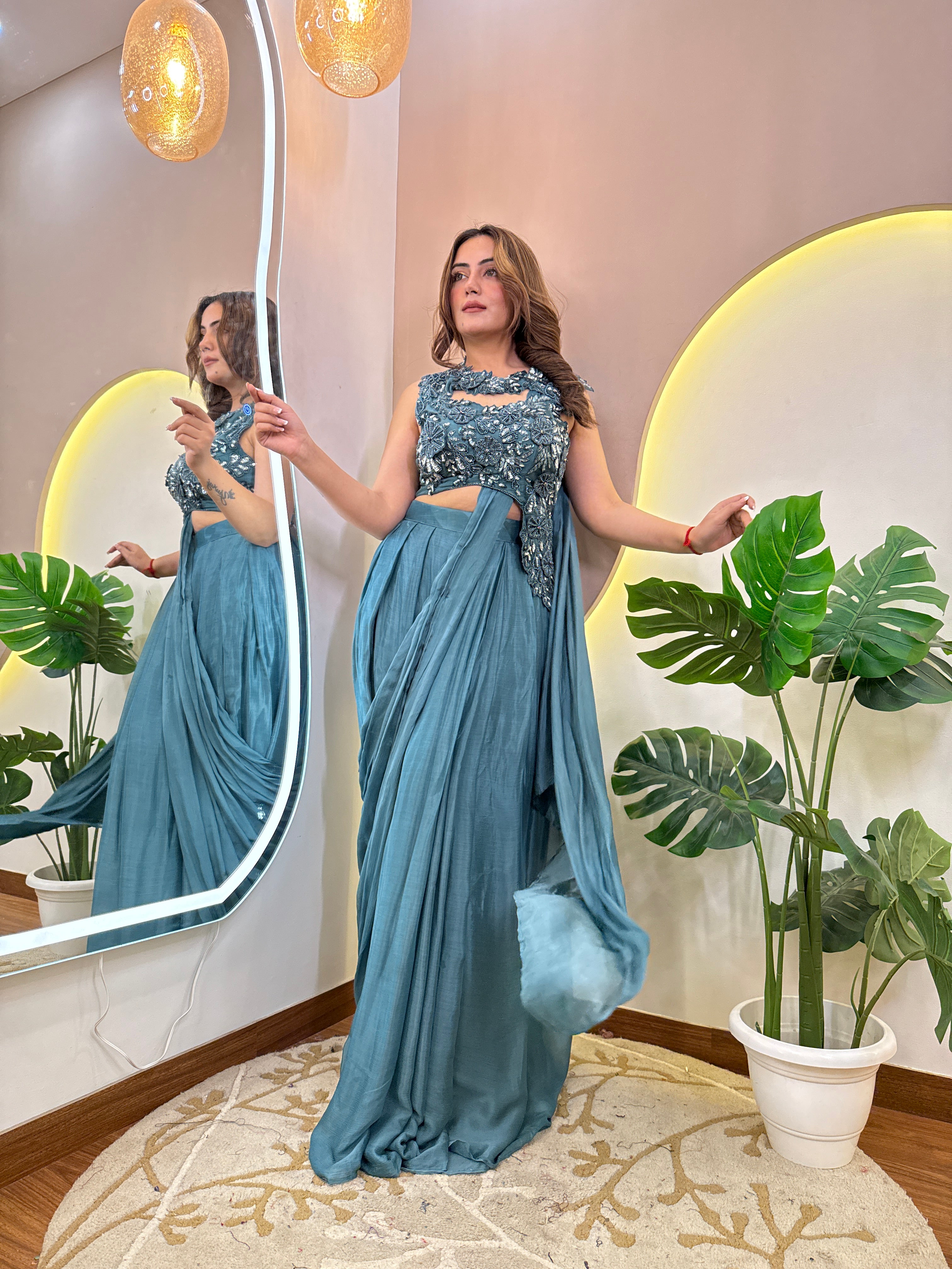 "SAMIRA" DRAPE SAREE