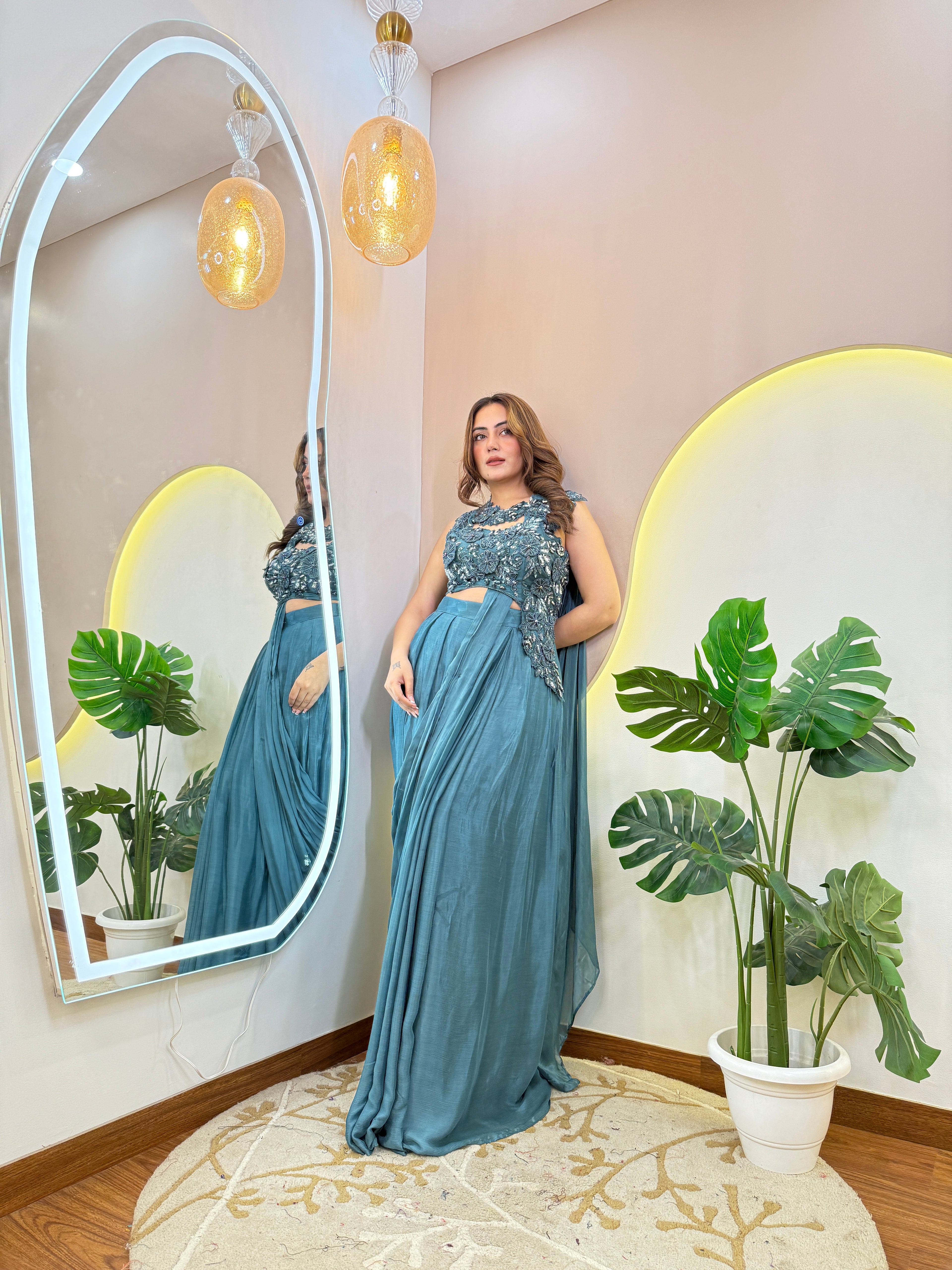 "SAMIRA" DRAPE SAREE