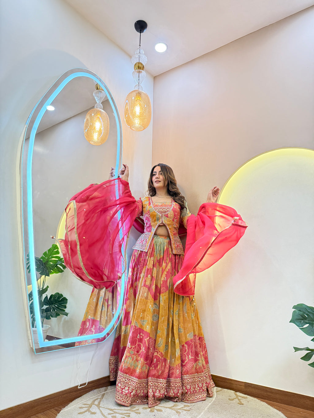 "SOUMYA" CROP TOP SKIRT