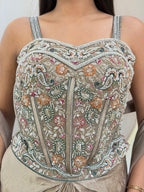 D834 DHOTI  STYLE CORSET 3 PC
