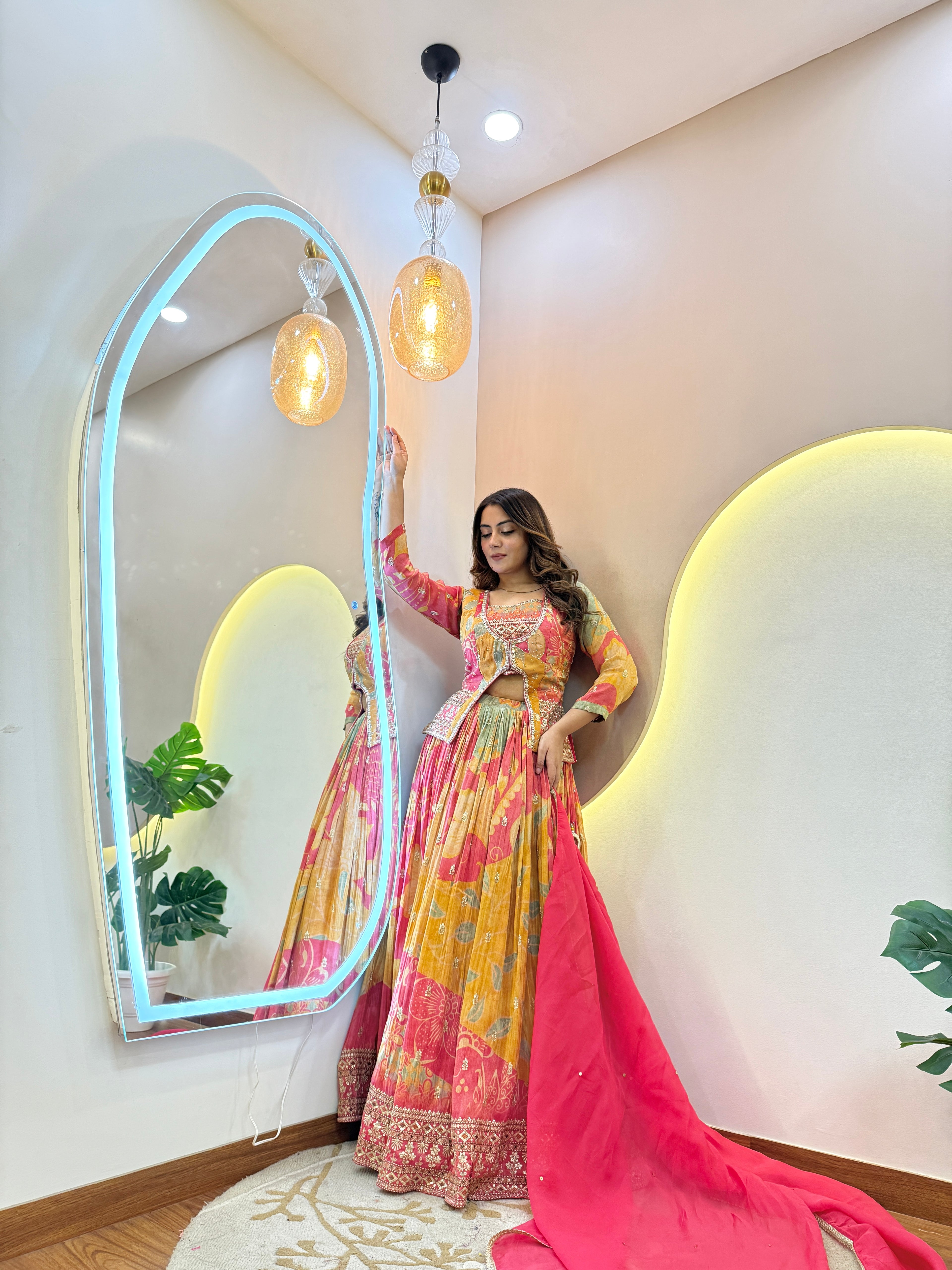 "SOUMYA" CROP TOP SKIRT