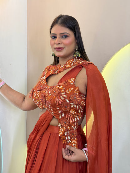 "SAMIRA" DRAPE SAREE