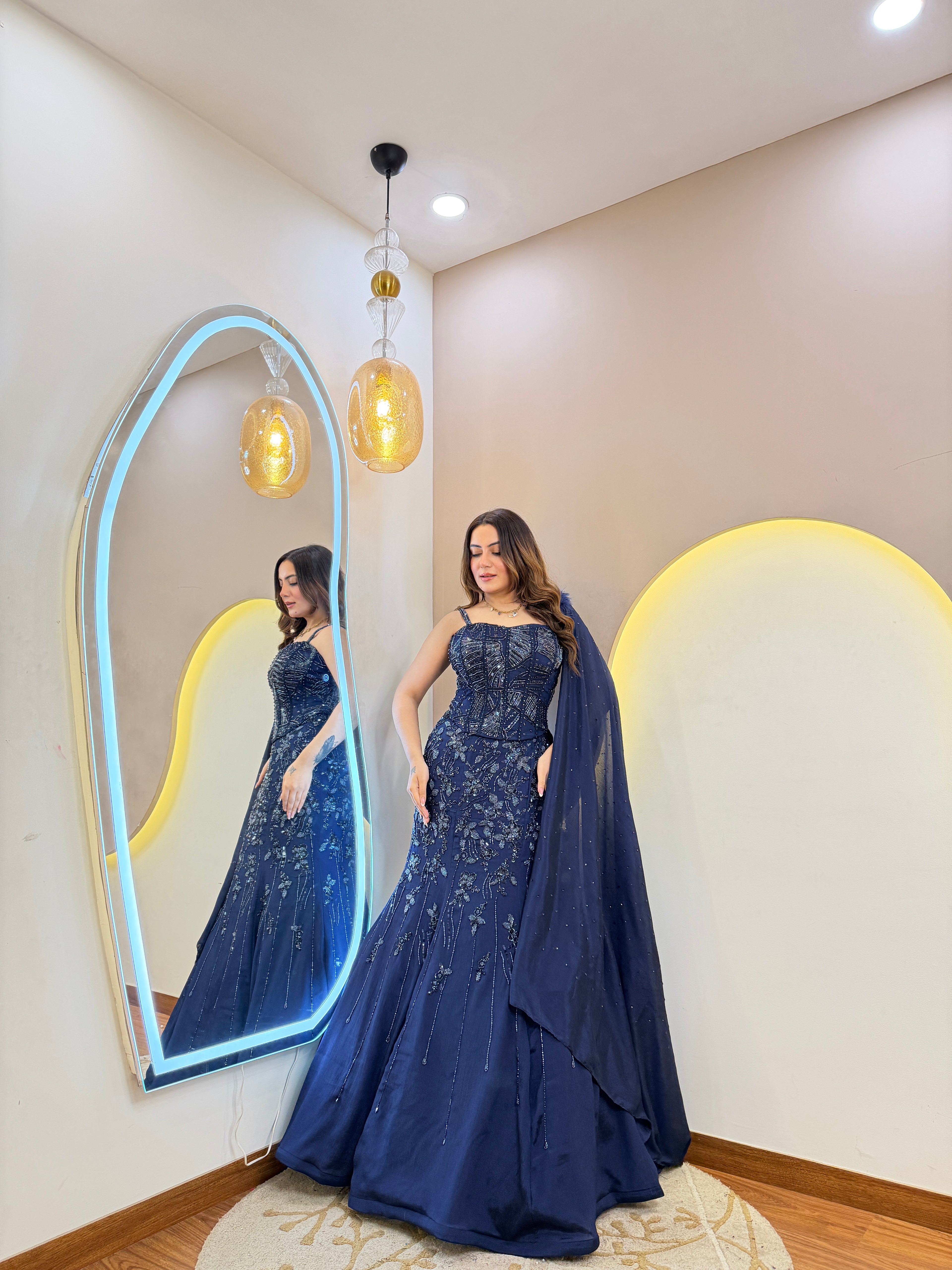 INDOWESTERN FISHCUT LEHENGA