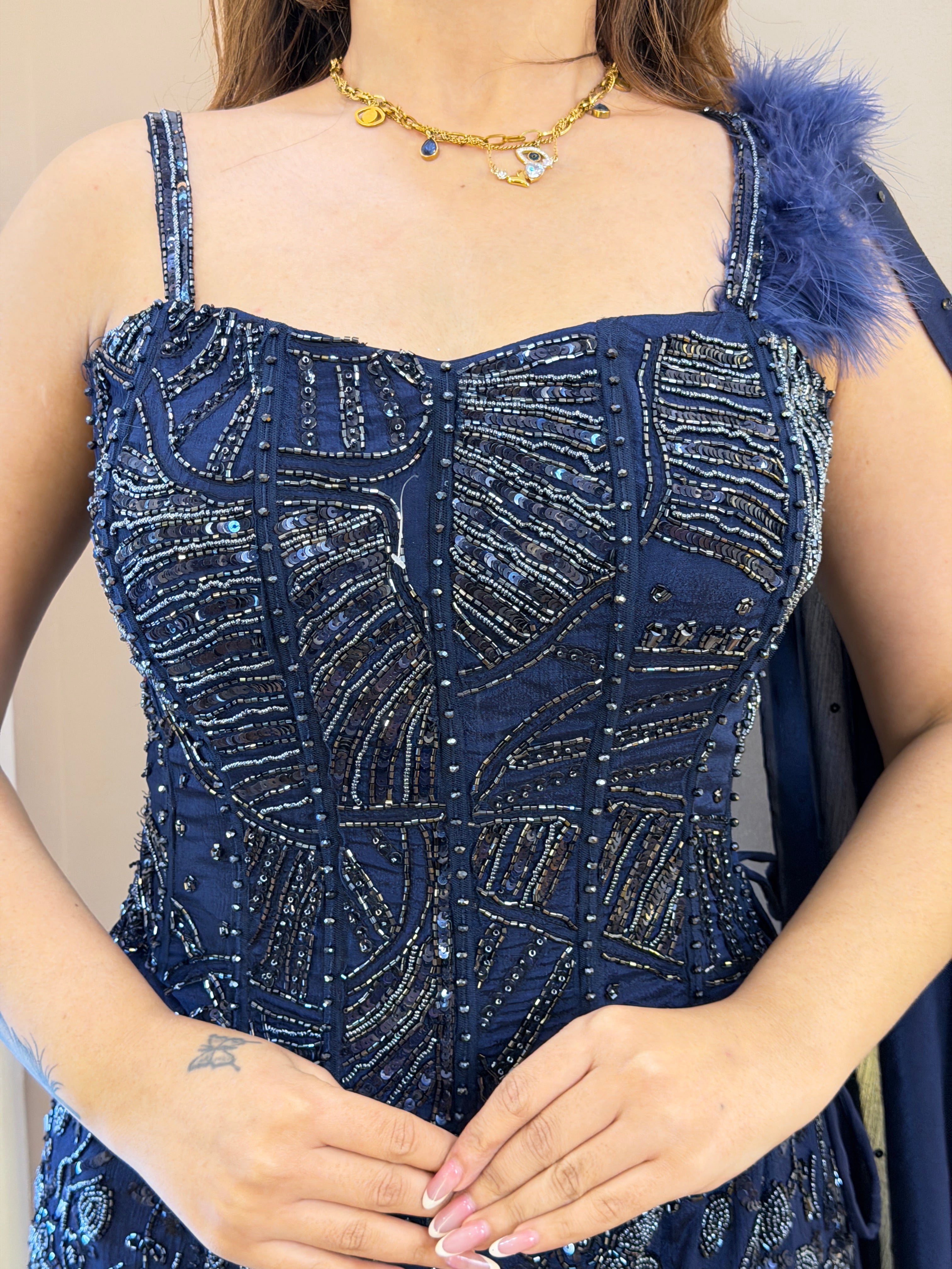 INDOWESTERN FISHCUT LEHENGA