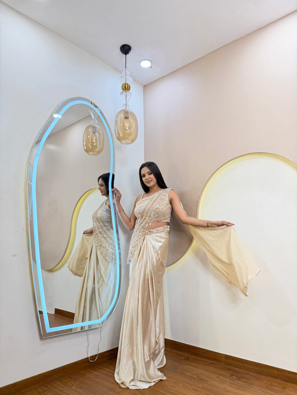 D24  DRAPE SAREE