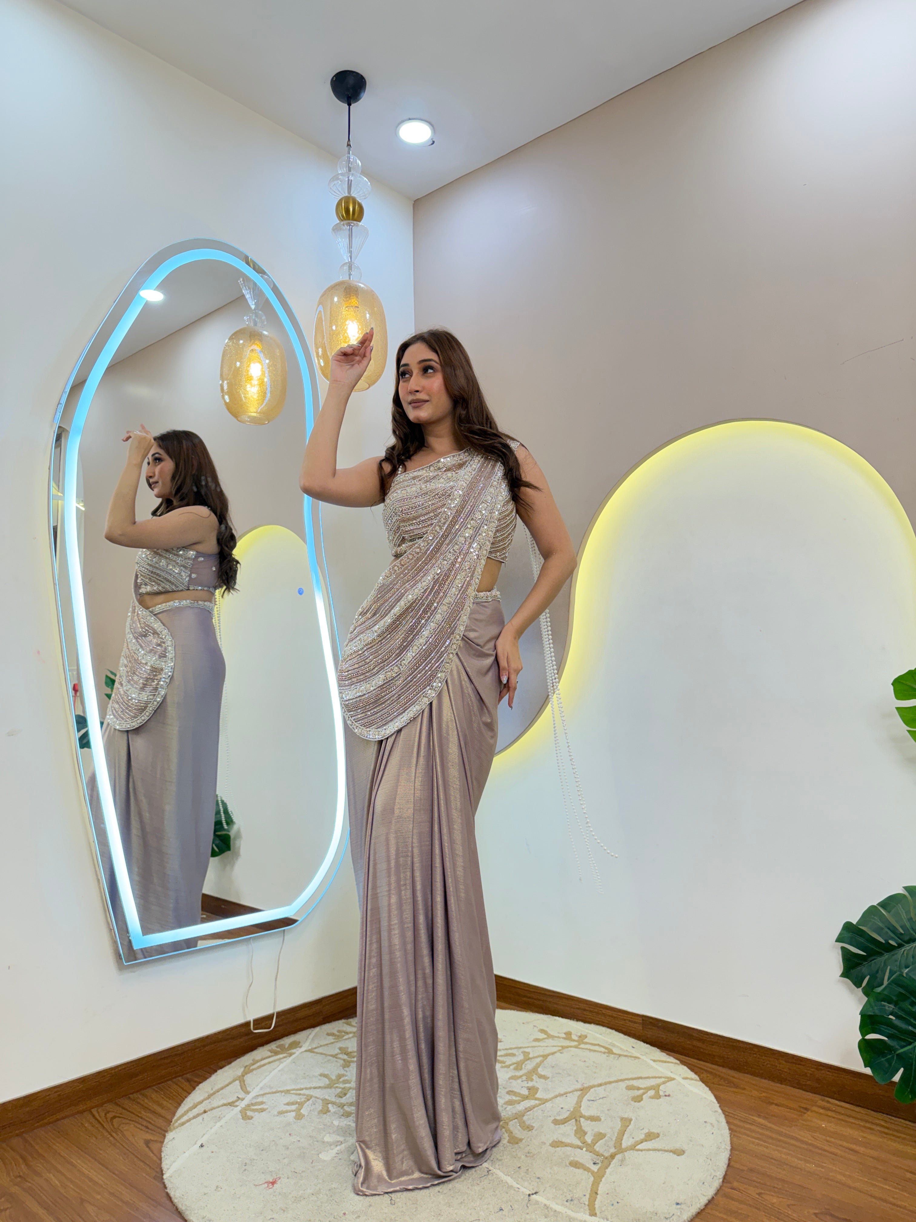 D24  DRAPE SAREE