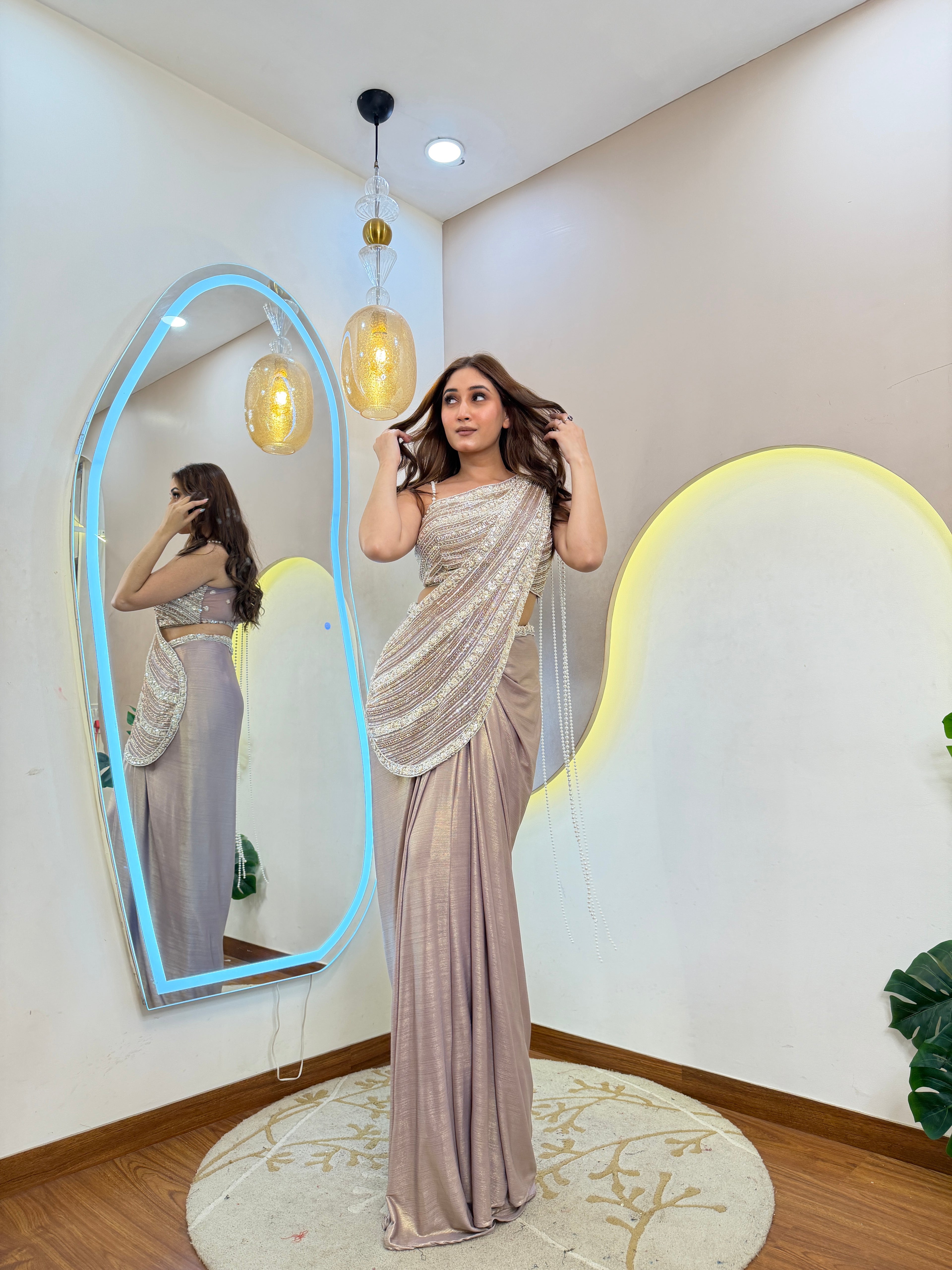 D24  DRAPE SAREE
