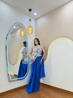 D836  DRAPE SAREE
