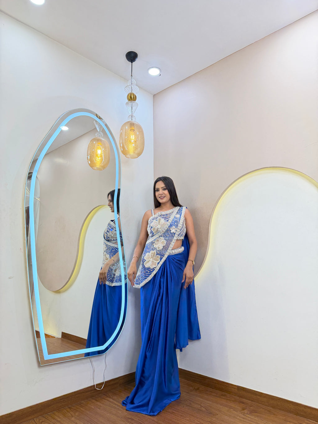 D836  DRAPE SAREE