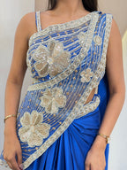 D836  DRAPE SAREE