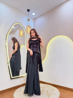 D691  PARTY WEAR 3-PIECE DRESS