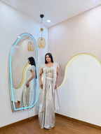 D861  DHOTI  STYLE  CORSET 3 PC