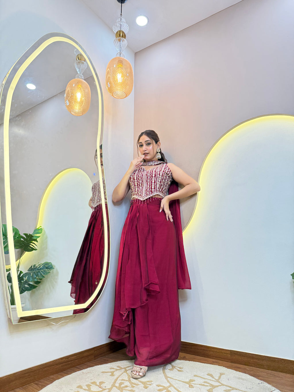 "ZEENAH" CROP TOP SKIRT