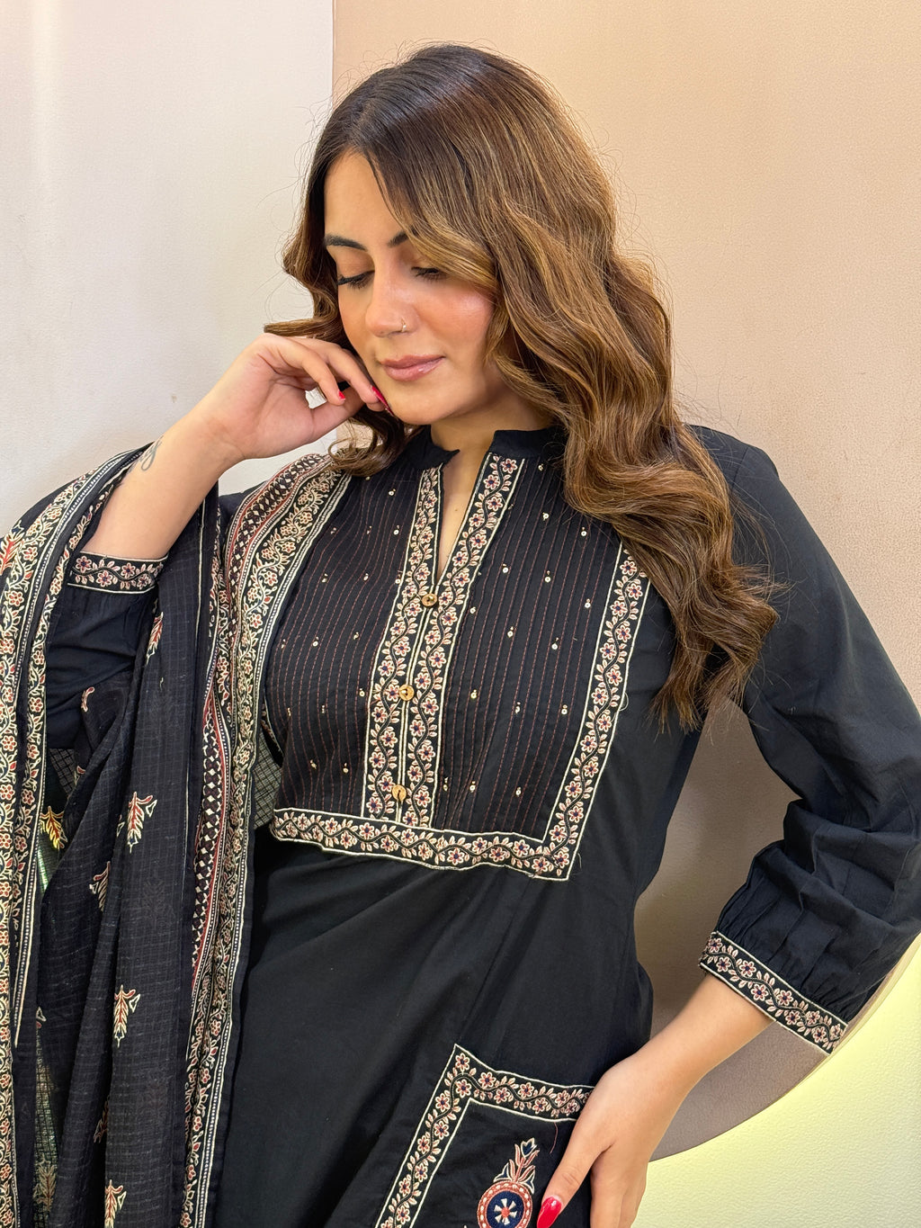 C5  COTTON  3 PC SUIT