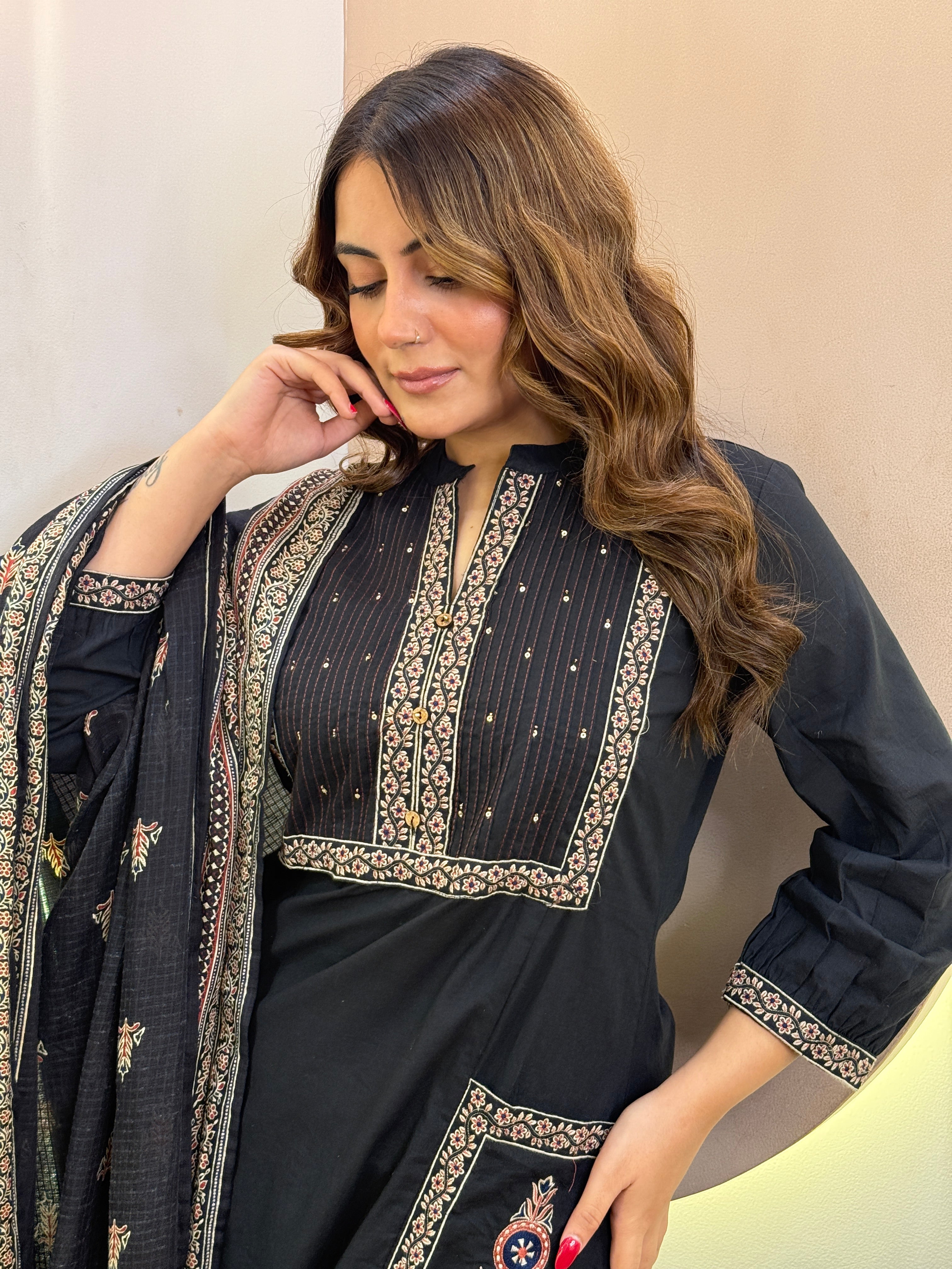 C5  COTTON  3 PC SUIT